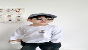 Áo thun dài tay áo giữu nhiệt cotton in gấu Bernie - Áo thu đông bé trai từ 1 đến 7 tuổi