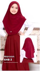 Ammarkids Hamida Simply Hijab Kerudung /Jilbab Instan Anak Sekolah TK SD SMP