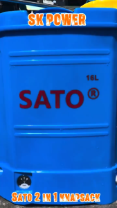 JAPAN SATO Knapsack Sprayer 2 in 1 Battery or Manual 16 Liters JAPAN 4 Stroke Engine Backpack