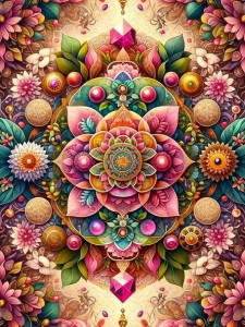 Huacan 5D Diamond Painting Datura Flower Full Round Square Diamond Mosaic Room Wall Decoration