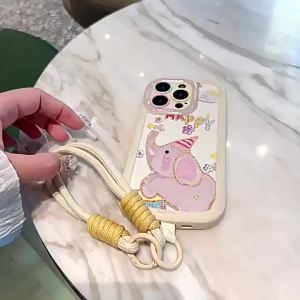 INS Mobile Phone Lanyard Fashion Solid Color Mobile Phone Anti Loss Bracelet Splicing Color Universal Wear-resistant Lanyard