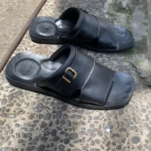 Sandal Kulit Sapi Asli Pria – Handmade Premium Cibaduyut