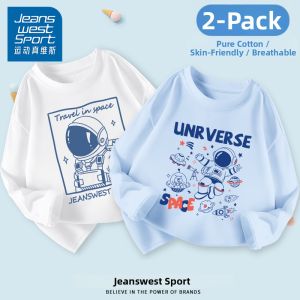 JEANSWEST SPORT | Light Thin Boys Cotton T-Shirt Long Sleeve