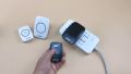 2025 HOT CACAZI A10 Intelligent AC 100-240V wireless doorbell waterproof 300M range door bell home 38 chimes door ring. 
