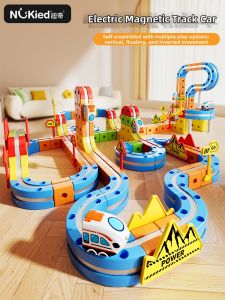 NUKied | Magnetic Building Block Race Track Toy Educational