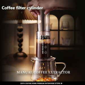 CLEAR & COLORS Coffee and Espresso Maker Coffee pour-over kettle with 100 pcs Coffee Press Paper Filters