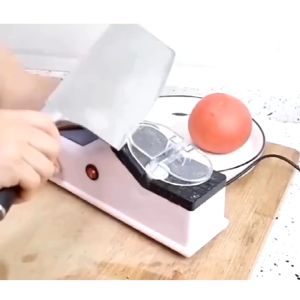 Kitchen Electric Knife Sharpener Machine Pengasah Pisau Elektrik Automatik Mesin Asah Pisau Tajam Scissor Sharpener 磨刀神器