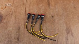 Saklar Tombol ON OFF Push Model Bulat Motor Mobil Univesal 1 PCS