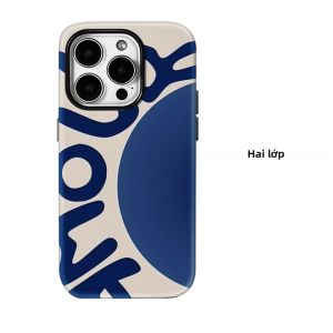 Potdemiel | Ốp Điện Thoại iPhone Hai Lớp Từ Tính Thiết Kế Chữ Cong Chống Sốc Chống Xước Bảo Vệ Toàn Diện Với Chất Liệu TPU Mềm