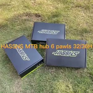 【Limited Time Only】 3R HASSNS PRO4 Mountain Bike Hub Front 2 Rear 4 Bearing 120 Click hub 7075 axle TTN Bearing 6 Pawls 32H 36H Lubrication Weight Quick Release 8 9 10 11V 12speed 7075 axis HG MS XD