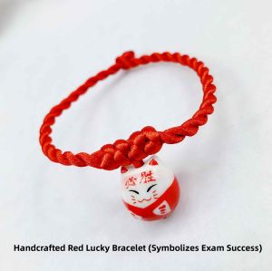 Lucky Red Rope Bracelet High School Exam Essential Win Gold Board Name Student Teacher Gift End of Term Reward Fashion Jewelry
