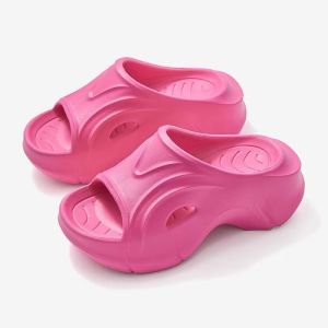 Dép Đế Dày Đế Mềm EVA Thường Ngày Mùa Xuân Hè Cho Nữ Dép Đế Cao 6-8cm Đi Biển Thoải Mái