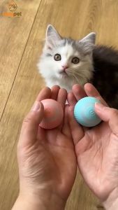 Lumipet Smart Rotating Ball For Pet / Mainan Bola Kucing Ball For pet Mainan anjing kucing interaktif pintar Interaktif Anti Stress mainan hewan peliharaan kecil dengan lampu warna-warni Bola Listrik Bergulir