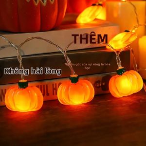 Đèn Dây LED Hình Lá Phong Bí Ngô Quả Sồi Hoạt Động Bằng Pin Trang Trí Halloween Lễ Tạ Ơn Mùa Thu Thu Hoạch Mùa Thu