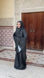 MUKENA TANGGUNG KATUN 2 IN 1 MOTIF ARUNIKA