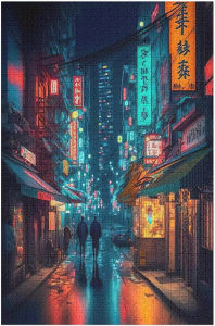 Tokyo Japan Jigsaw Puzzle 500/1000/1200/2000PCS Paper Puzzle for Bedroom Gameroom Livingroom Decor Holiday Birthday Gift