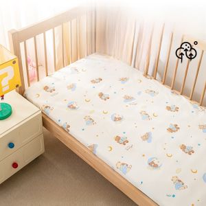 Pure Cotton Class a Childrens Bedding Quilted Bedspread Baby Toddler Mattress Protector Cover Spring Summer Infant Bedding