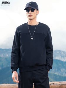 Enjeolon | Warm Pure Color Autumn Winter Hoodie 370g
