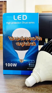 Bóng đèn Led Bulb 50W-80W-100W-150W tản nhiệt nhôm độ bền cao đui E27 ánh sáng trắng Đèn bóng kích thước siêu lớn