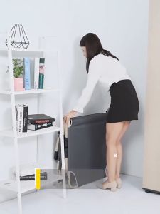 Folding Bed Portable Bed Single Heavy Duty Folding Bed With Foam Pillow Office Nap Bed Sofa Bed Portable Outdoor Camping Bed Reclining Beach Chair Bed Lounge Chair