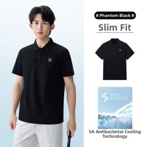 CAMEL | Breathable 5A Antibacterial Sorona Mens Polo Shirt