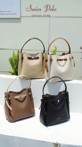 Swiss Polo Womens PU Leather Top Handle Sling Bag / Crossbody Bag / Shoulder Bag - HPW 9008