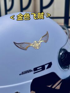 Authentic Harry Potter Metal Sticker Phone Stickers Tablet Headphones Post Bumper Stickers Car Decoration Room Glass Decoration