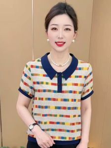 QIAOXIZI | Age-Defying Loose-Fit Short Sleeve Tee Shirt