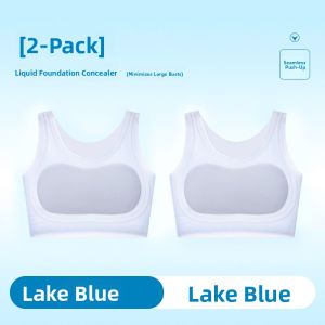 Miiow | Ice Silk Chest Binder Tank Top Ultra-Thin Fixed Cupless Invisible Womens Strap Vest MiiOW Cat Person Summer 2025 Nylon Spandex