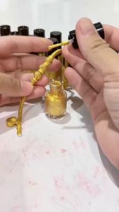 สีแต้มทองชุบ มีพู่กันในตัว แต้มง่าย (เกรดพรีเมี่ยม)