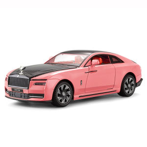 【RUM】1:24 Scale Rolls Spectre Royce Alloy Car Model Light & Sound Effect Diecast Car Toys for Boys Birthday Gift Kids Toys Car Collection