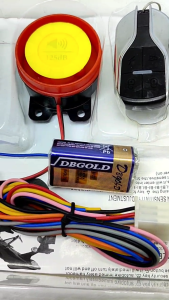 ALARM MOTOR A6 12 VOLT BISA STARTER 2 REMOTE ANTI MALING SENSOR GETAR ALARM