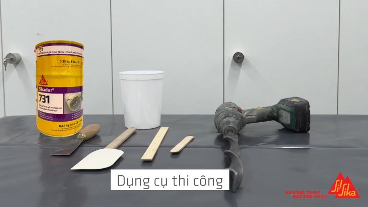 Sikadur 31 CF Norma. Chất kết nối thép và bê tông gốc nhựa epoxy 2 thành phần (thay thế Sikadur 731)