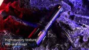 Asafee 1890 30W LED Strong Light Outdoor Flashlight Telescopic Zoom Power Display TochLight Attack Head Fluorescent Lamp Design Rechargeable Output Light Waterproof Camping Hiking Patrol