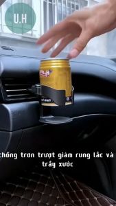 Giá đỡ cốc nước ô tô giá để cốc ly nước trên xe hơi gắn khe cửa gió điều hòa tiện lợi cho di chuyển Phụ Kiện Phan Thái