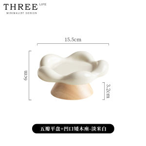 Tlife Ceramic Cat Food Bowl Neck Support Dry Food Feeding Slow Feeder Dish for Cats Pet Supplies Dog Food And Water Bowls