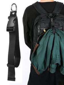 Travel Luggage Fixed Strap Backpack External Strap Portable Strap With Release Buckle Add-A-Bag Luggage Strap Belt Jacket Holder Backbin Belt Buckle Luggage Band Multifunctional Backpack Nylon Hanging Buckle Portable Suitcase Hook Hanging Buckle