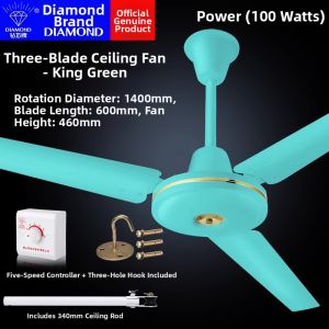 Diamond | Powerful Floor Standing Fan 6 Blades 80inch