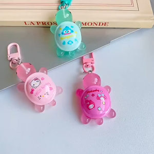 Night Light Turtle Keychain Cartoon Sanrio Backpack Pendant Noctilucent Keychain Accessory