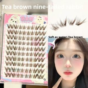 znk | Natural Segmented Cartoon Eyelashes Brown