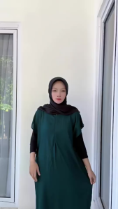 Daster Ruffle Kekinian Busui Bahan Rayon Premium & Daster Polos Jumbo LD 120 Rempel Bawah
