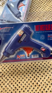 Súng Bắn Keo Nến Silicon 20W Nhỏ Gọn Tiện Lợi Làm Đồ Thủ Công Tặng Kèm Keo Nến