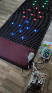 {Cao Cấp} Thảm Đá Nóng Đá Photon ba màu Hàn Quốc Nệm 70x190 Sưởi Ấm Massage Món Quà Sức Khoẻ PVN9293