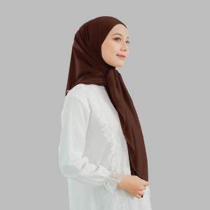 Hijab Segiempat Inner 2 Layer Ceruty baby Doll /Jilbab SegiTiga Instan 2in1/Hijab Instan Ceruty Baby Doll
