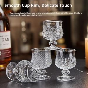 MEISITEKEKE | Engraved Retro Multi-Purpose Wine Glass 6 Pieces