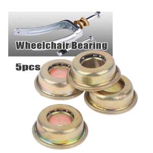 5Pcs Wheelchair Front Fork Bearing 12.7*27*31mm Wheelchair Bowl Bearings