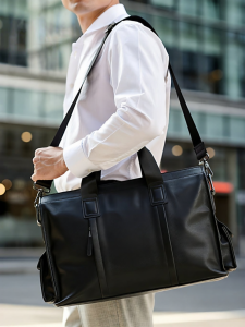 BOLIAO | Stylish Business Leather Briefcase Large Capacity