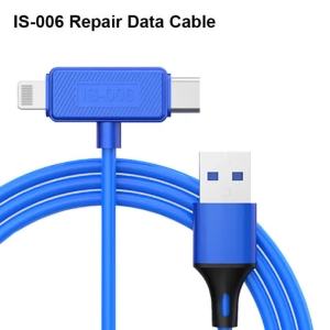ISOFT IS-006 Dual Ended Maintenance Data Cable for iPhone 6-17/ iPad TYPE-C Interface Charging Recovery and Data Transmission