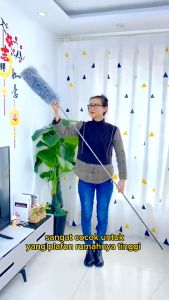 Kemoceng Fleksibel 280cm Bisa di Tekuk Alat Pembersih Rumah Kemoceng Bulu Microfiber Kemoceng Panjang