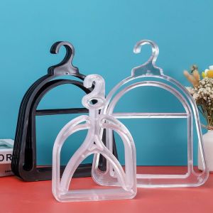 New Adult Hat Rack Display Transparent Plastic Storage Hooks Children Knitted Hat Support Frame 2 Pieces Simple Installation